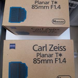 ( 己賣出一個了! )100%全新 Contax N Planar T* 85mm F/1.4 Lens ( 連全新纸盒 )