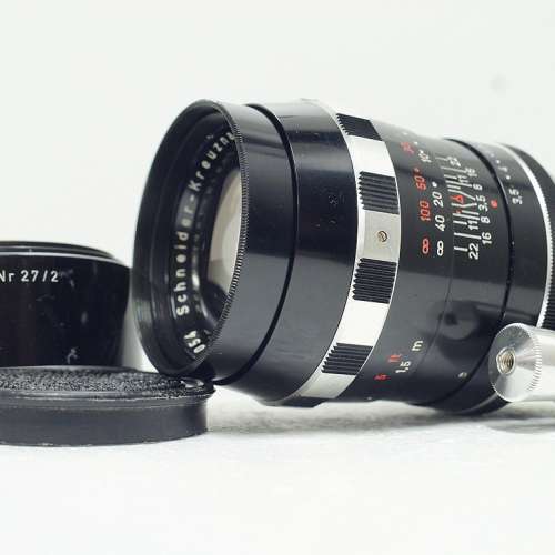 Schneider Tele Xenar 135mm f3.5, West Germany (黃銅重版, 非常新淨)