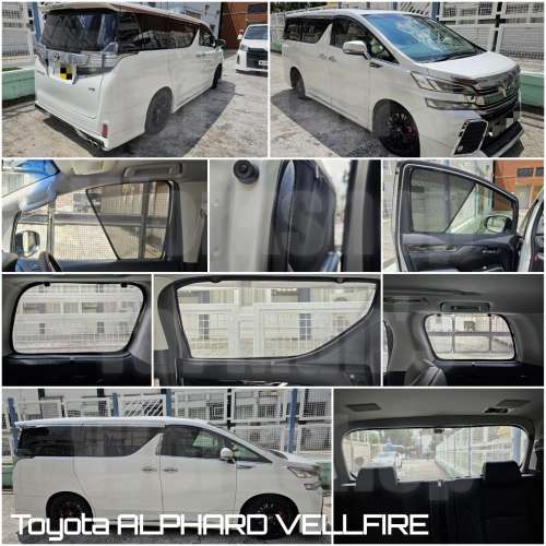 Toyota Vellfire Alphard 30 全車防曬磁石窗網