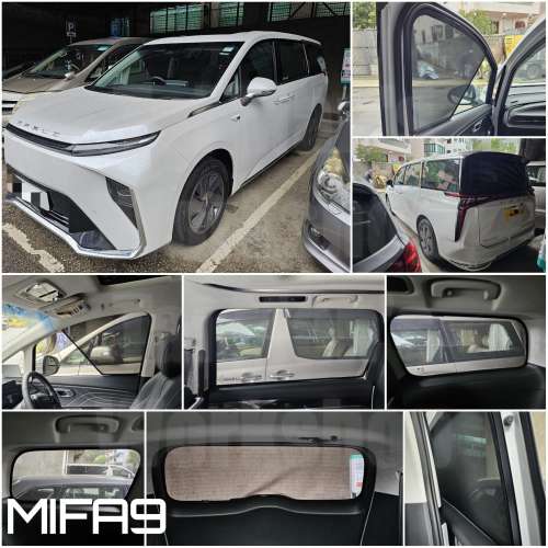上海大通 MIFA9 全車防曬磁石窗網