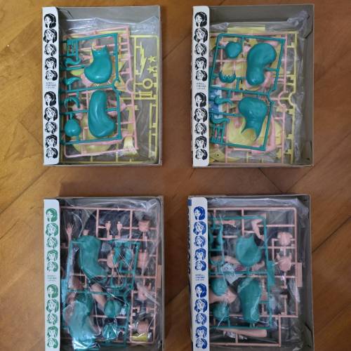 山T女福星 亞琳 Bandai 模型 no.1-4 full set 當時物未使用新品