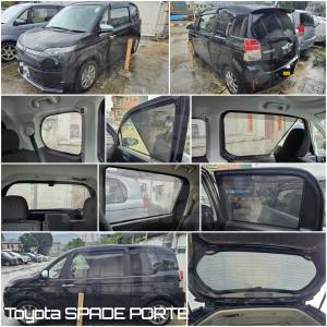 TOYOTA SPADE PORTE 全車防曬磁石窗網