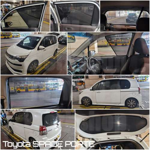 TOYOTA SPADE PORTE 全車防曬磁石窗網