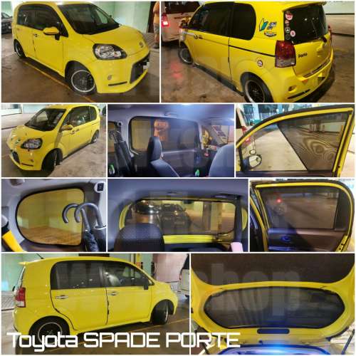 PORTE SPADE 全車防曬磁石窗網