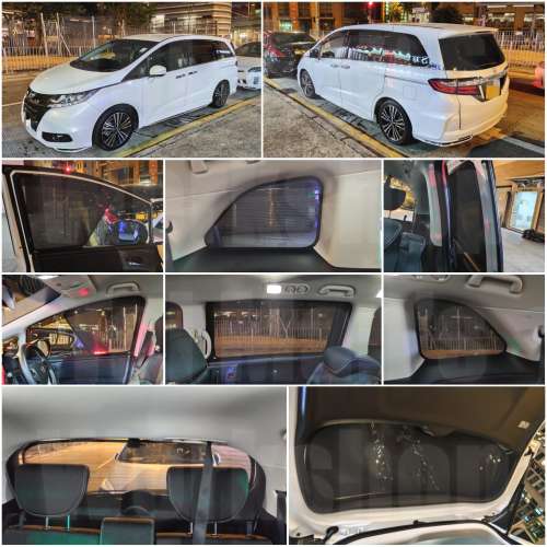 Honda Odyssey 全車磁石濾光窗網太陽擋