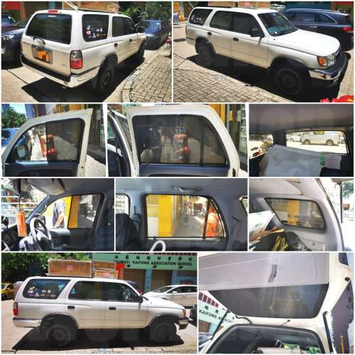 Hilux Surf 全車磁石濾光窗網太陽擋