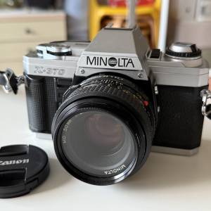 Minolta X-370 with Minolta MD 50mm f2 菲林相機