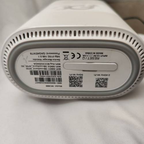 Three-3HK 5G CPE MC888 WiFi-6 Router 路由器
3HK 網絡only 其他網絡免問