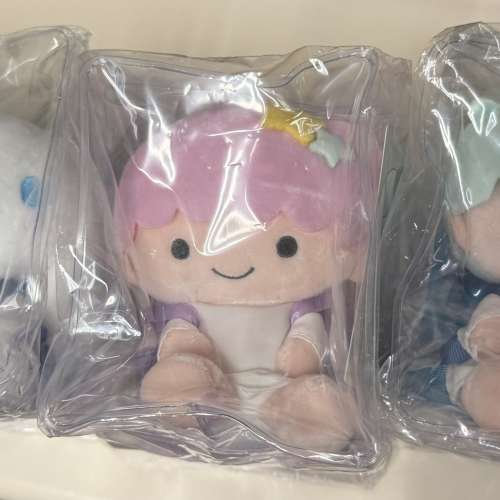 7-11 Sanrio 玉桂狗/ Kiki/ Lala 公仔背囊環保袋