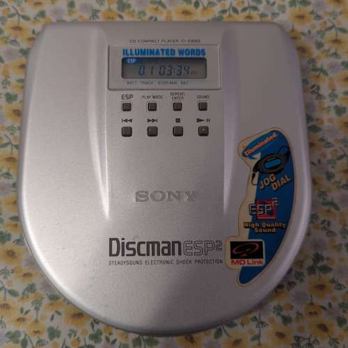 Sony D-E885 Discman,好聲,功能全正常