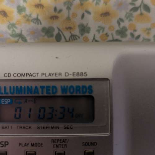 Sony D-E885 Discman,好聲,功能全正常