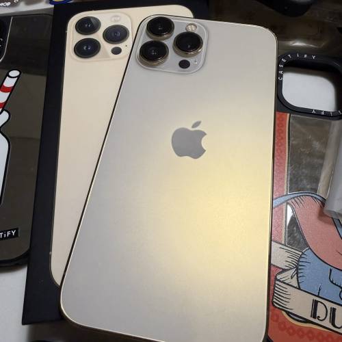 Apple iPhone 13pro max 256gb 金色9成新電池79 ％