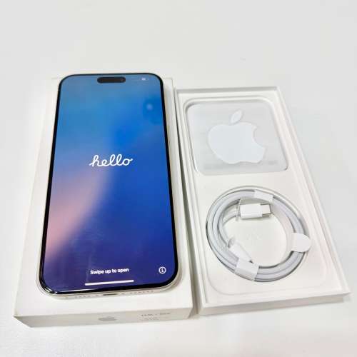 香港行貨IPHONE 15 PRO MAX 256GB 白色