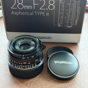 Voigtlander Color Skopar 28mm F2.8 Aspherical Type II Leica m mount VM