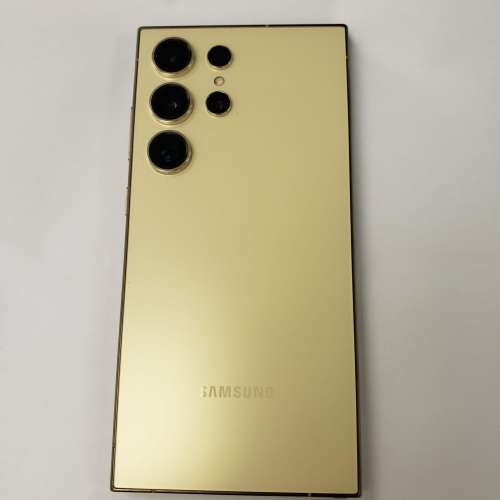 Samsung Galaxy S24 ultra, 12GB+1TB pale yellow,新淨 行貨