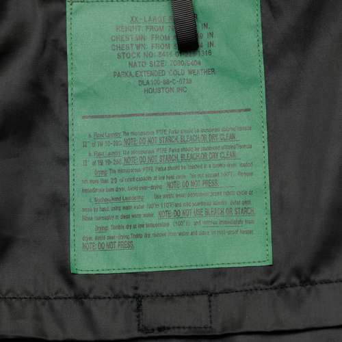 日本 Houston ECWCA Parka [黑色 | 罕有 XXL 尺寸]