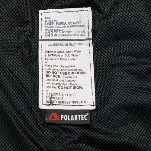 [美軍] US Navy Parka Liner (Polartec Fleece Jacket)