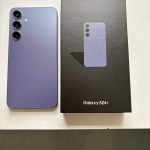 售Samsung紫色24+12+256gb電話