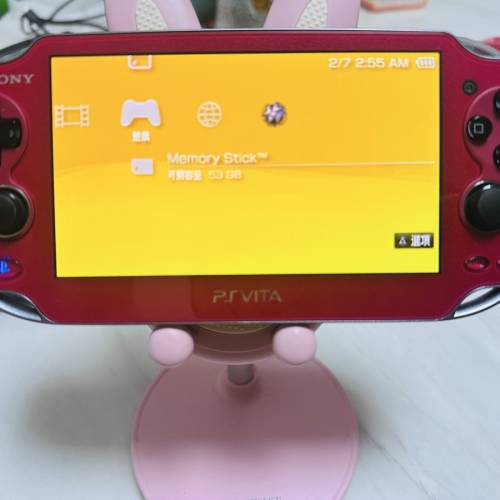 psvita 1000機紅黑色 128G