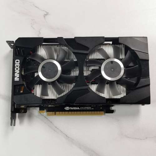 INNO3D Twin X2 GeForce GTX 1650 4G OC 顯示卡 low-power Graphics Card GPU 免供電