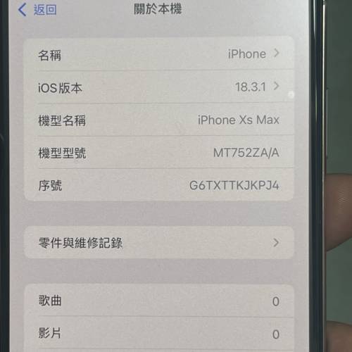 好新淨😆 iPhone XS MAX 256GB 港行雙咭 有原裝盒、線 包套包貼😆 $1280