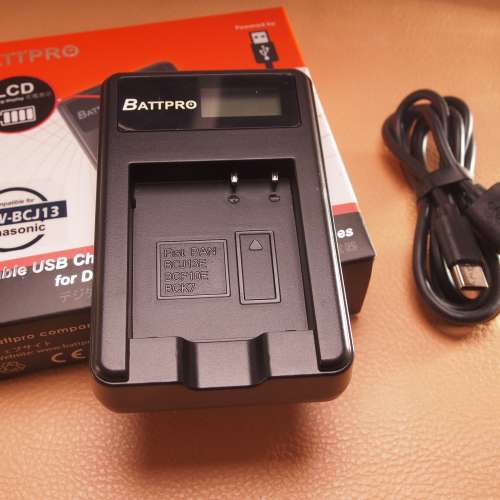 DMW-BCJ13,BCJ13E,BP-DC10-E充電器合LEICA D-Lux 5,D-lux 6,PANASONIC LX5,LX6,LX7...