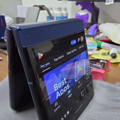 Moto Razr 60 12+512G 藍色 國行 有google