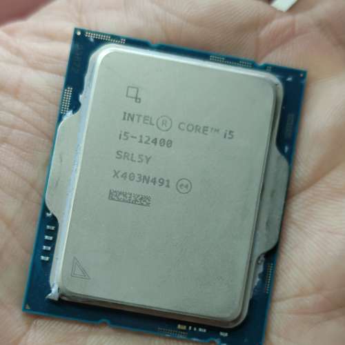 Intel Core i5-12400 處理器 6核12線程 (Tray/內顯/LGA 1700)
