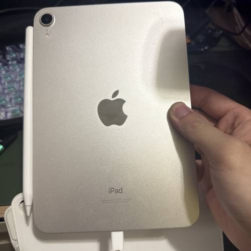 iPad mini 6 256GB 白色 連apple pencil