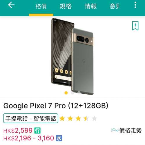 Google Pixel 7 Pro (12+128GB)