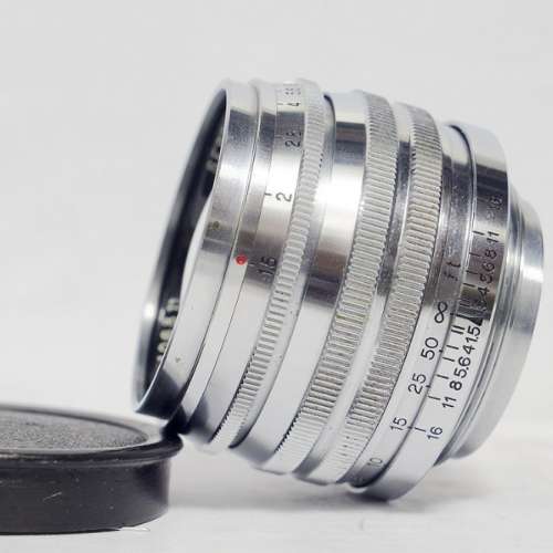 極罕見早期全銅重版 Canon Serenar 50mm f1.5 大光圈 (極新淨)