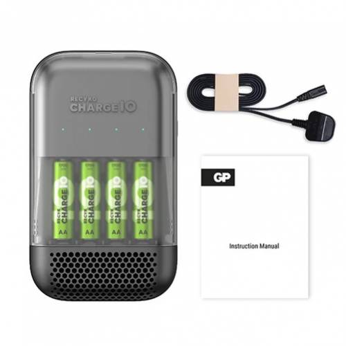 GP Recyko 十分充超快充電器連電池