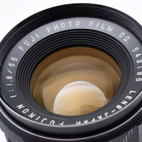 (M42) Fujinon 55mm F1.8 富士 Fujica 標準鏡 銳利黃金鍍鏌 合 FX A7 Nex Eos