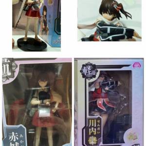 全新sega赤城川內人偶玩具艦隊7吋 模型New Warship toy Akagi Sendai  figure
