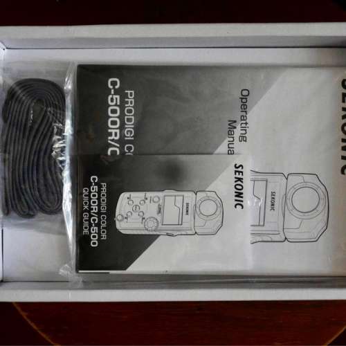 Sekonic C-500R PRODIGI Color 色溫錶內置Pocket Wizard 無線觸發配件有盒齊件 本...