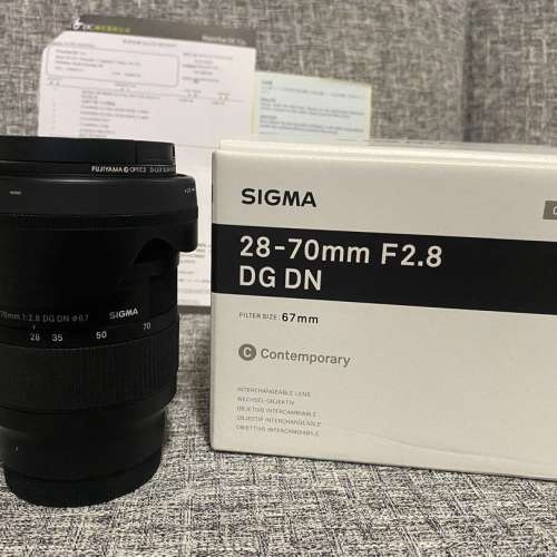SIGMA 28-70mm F2.8 DG DN | Contemporary  Sony E mount