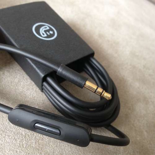 Headphones Replacement Audio Cable mic 3.5->3.5mm NEW 全新代用 耳筒 耳機 線 ...