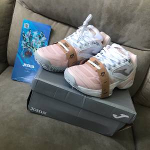 👟 JOMA Tennis Shoes EU37 US5 T.Set Lady 2313 Pink White NEW 全新 網球鞋 🎾