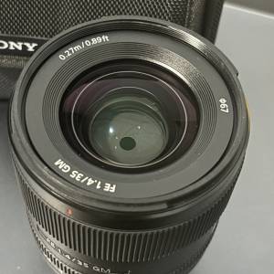 Sony 35mm F1.4GM 99%配件全齊