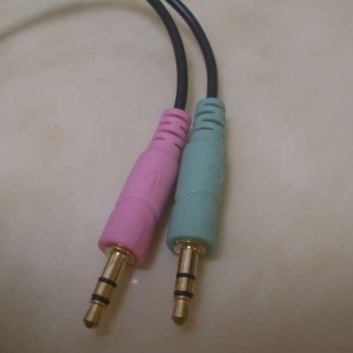 全新轉線 將手機耳機轉適合電腦及筆記本用麥克風及耳機線