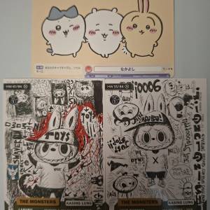 全港瘋搶! 2大潮流頂峰! chiikawa & labubu 收藏卡 $26全走包郵