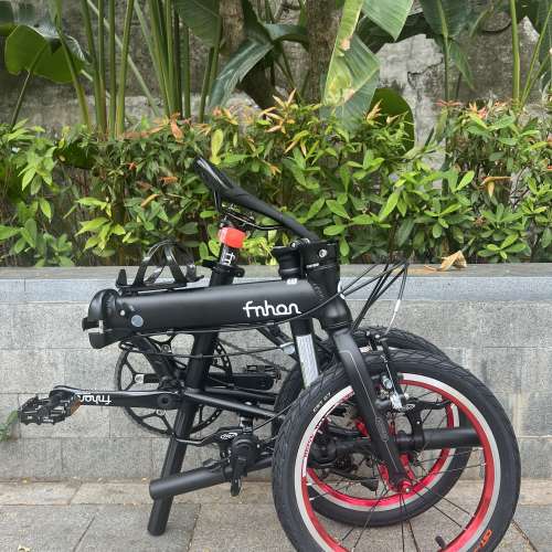 FNHON KA1609 9速 中空餅 16吋 鋁合金 折叠車 送水架前後蛙燈叮叮