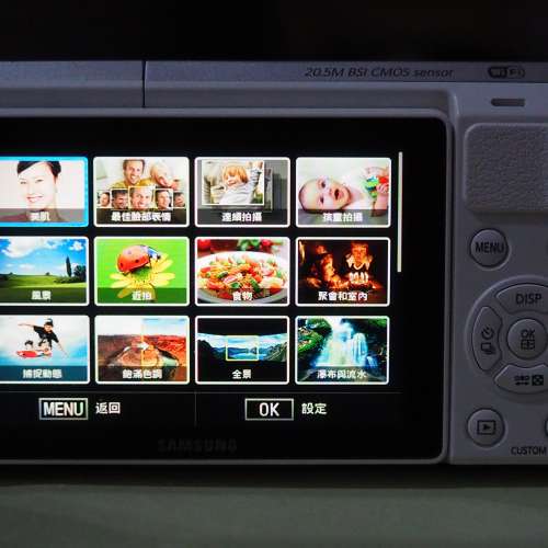 SAMSUNG NX MINI M WIFI ,20.5 素像, CMOS SENSOR, (淨機身/支鏡不能自動對焦,可以...