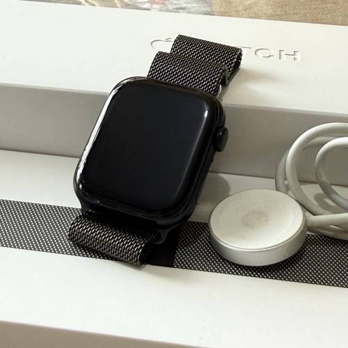 (原裝米蘭帶)Apple Watch Series 8 (GPS) 45mm 黑色