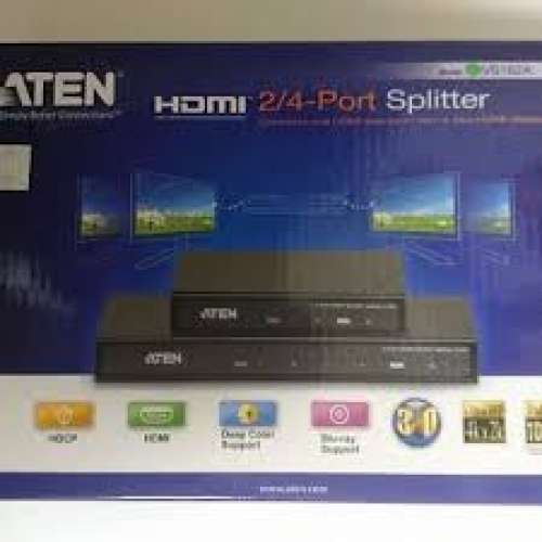 全新 ATEN  VS184 (4K HDMI Splitter 100% New  )