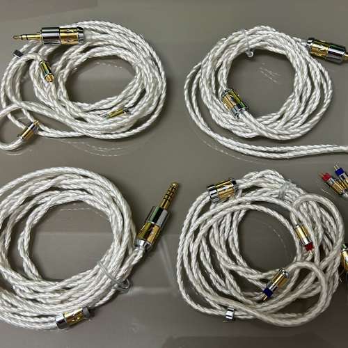 (優惠)[耳機線名:雙子]新高階技術2絞耳機升級線(德國銅渡銀絲+瑞士單晶白銅組合)MC...