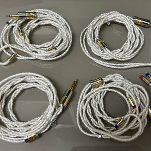 (優惠)[耳機線名:雙子]新高階技術2絞耳機升級線(德國銅渡銀絲+瑞士單晶白銅組合)MC...
