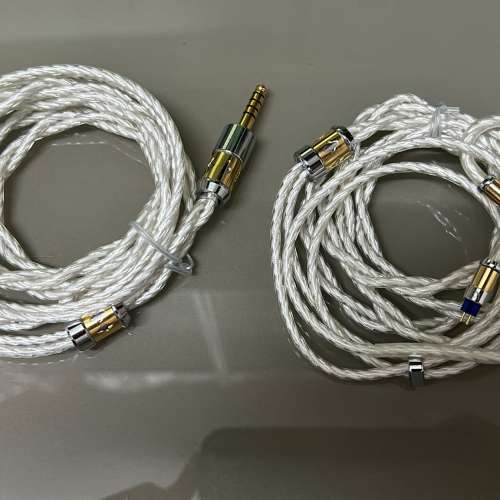 (減價優惠)[線名:雙子]全新高階技術2絞分叉組合而成(德國銅渡銀絲+瑞士單晶白銅組合...