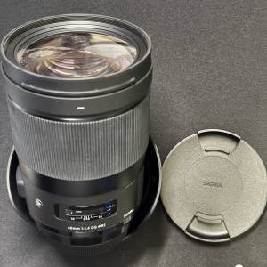 Sigma 40mm F1.4 DG HSM | Art - Canon EF mount