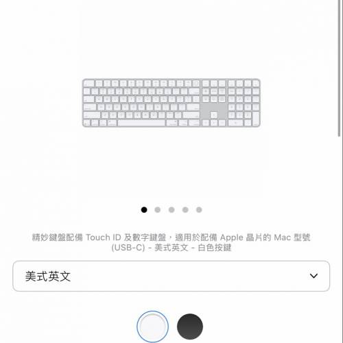 Apple Magic Keyboard with Touch ID 數字鍵盤(USB-C) 精妙鍵盤
